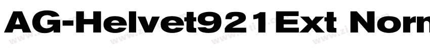AG-Helvet921Ext Norm字体转换